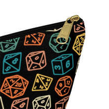 Load image into Gallery viewer, Retro Polyhedral Numbers - Dice Bag