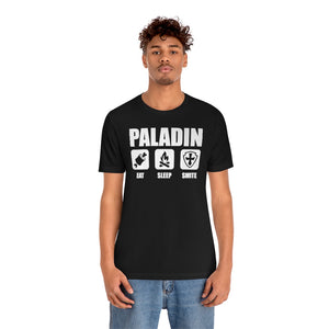 PALADIN Eat Sleep Smite - DND T-Shirt
