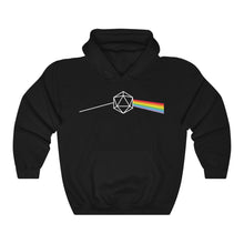 Load image into Gallery viewer, Dark Side of the D20 - Hooded Sweatshirt