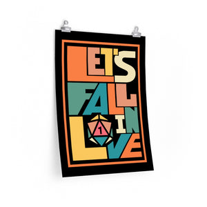 Let's Fail In Love Retro - Poster