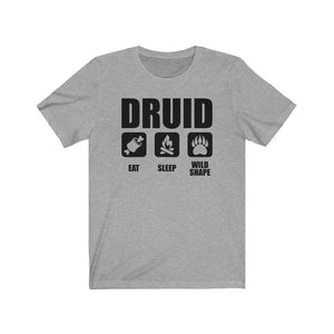 DRUID Eat Sleep Wild Shape - DND T-Shirt
