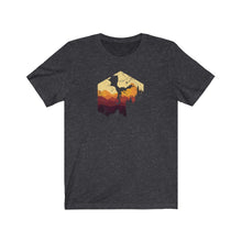 Load image into Gallery viewer, Autumn Sunset Dragon Castle - DND T-Shirt