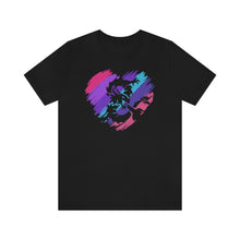 Load image into Gallery viewer, Ancient Dragon Cyberpunk Heart - DND T-Shirt