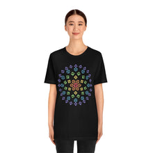 Load image into Gallery viewer, Orb Rainbow Polyhedral Dice - DND T-Shirt