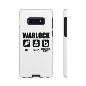 WARLOCK Eat Sleep Eldritch Blast - iPhone & Samsung Tough Cases