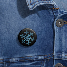 Load image into Gallery viewer, Dice Snowflake - Pin Button