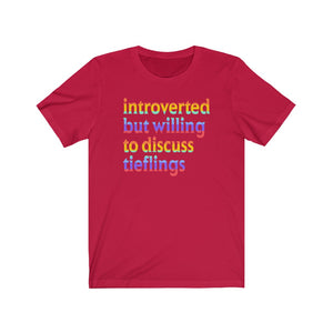Introverted but Tieflings - DND T-Shirt