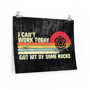 I Can't Work Today - Poster