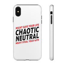 Load image into Gallery viewer, Chaotic Neutral Save Wife Steal Life - iPhone &amp; Samsung Tough Cases