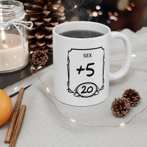 Sex +5 - Double Sided Mug