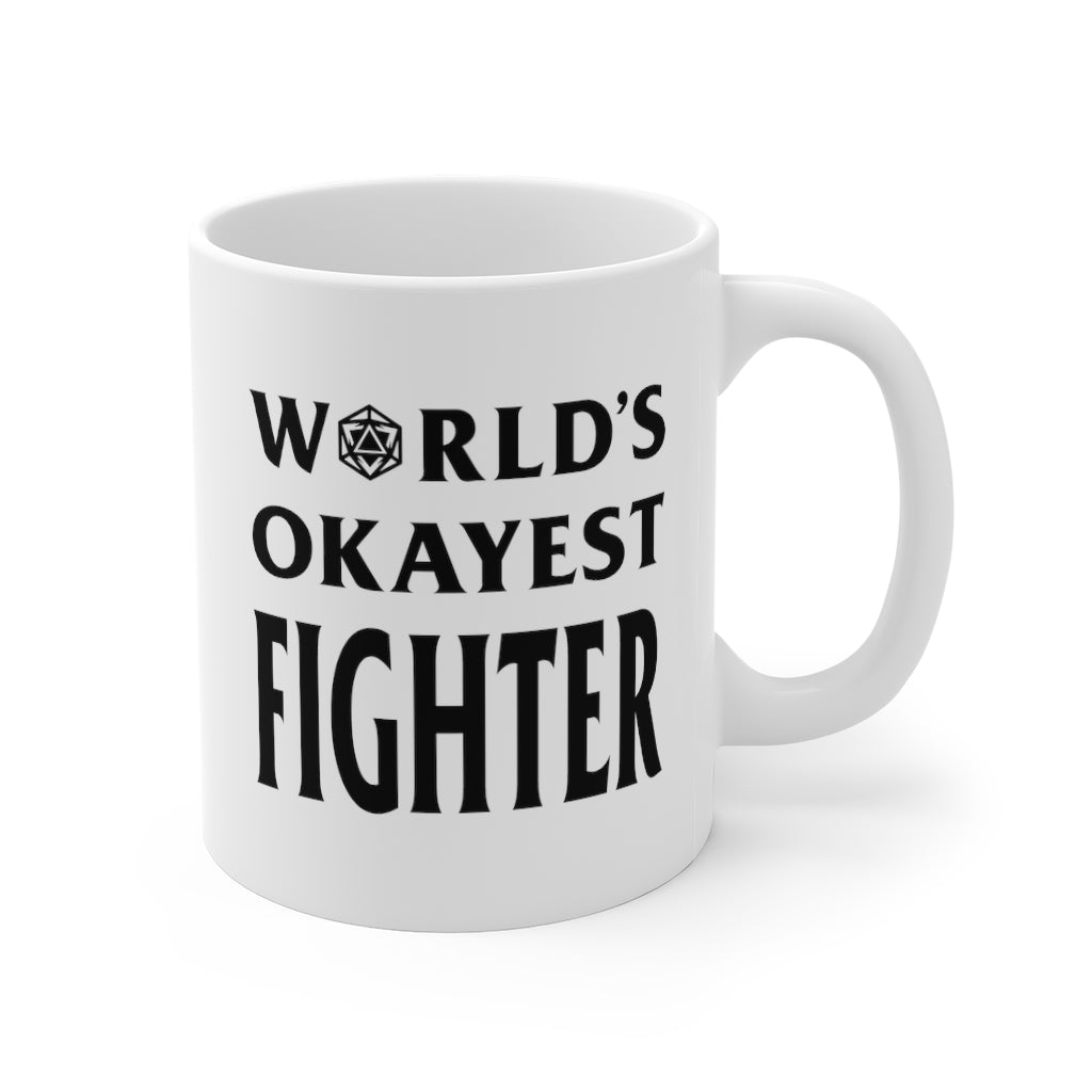World's Okayest Fighter - Double Sided Mug
