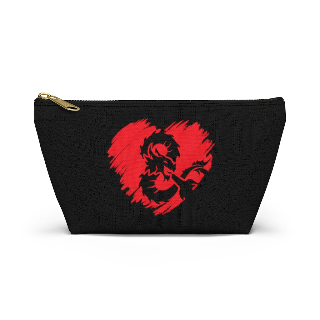 Ancient Dragon Red Heart - Dice Bag