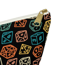 Load image into Gallery viewer, Retro Polyhedral Numbers - Dice Bag