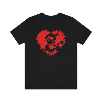 Ancient Dragon Red Heart - DND T-Shirt