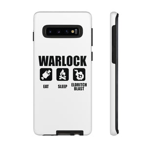 WARLOCK Eat Sleep Eldritch Blast - iPhone & Samsung Tough Cases