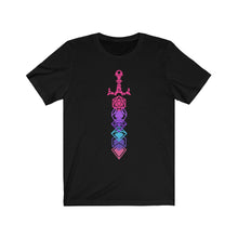 Load image into Gallery viewer, Cyberpunk Dice Sword - DND T-Shirt