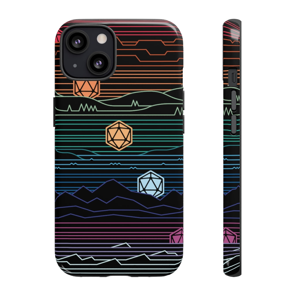 D20 Sunrise Sunset Tough Phone Case iPhone Samsung Pixel