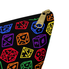 Load image into Gallery viewer, Rainbow Polyhedral Numbers - Dice Bag