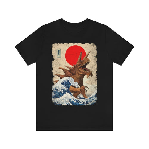 Tarrasque Kanagawa Wave - DND T-Shirt