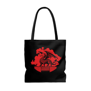 Dungeon Dragon Gate Smoke Red - Tote Bag