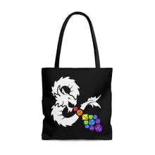 Load image into Gallery viewer, Ancient Dragon Rainbow Dice Flame - Tote Bag