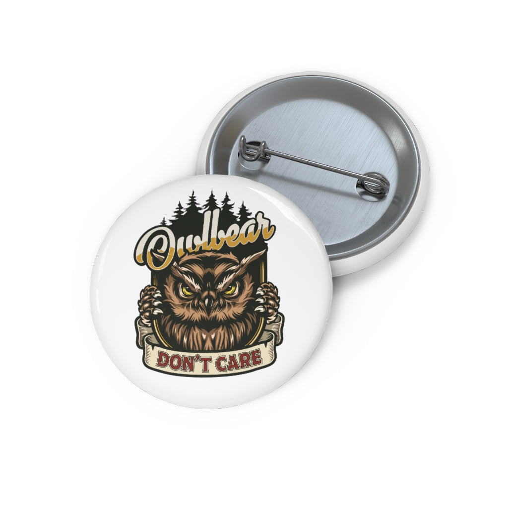 Owlbear Don't Care - Pin Button