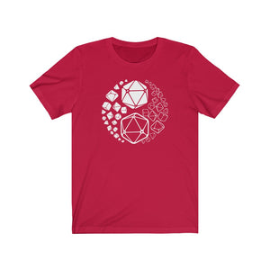Yin Yang Polyhedral Dice - DND T-Shirt