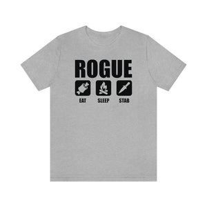 ROGUE Eat Sleep Stab - DND T-Shirt