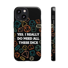 Load image into Gallery viewer, Yes I Really Do Need All These Dice Retro - Tough Phone Case (iPhone, Samsung, Pixel)