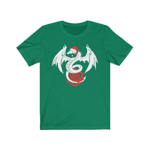 Santa Dragon D20 - DND T-Shirt