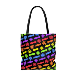 Dice Blast Rainbow - Tote Bag