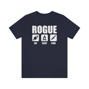 ROGUE Eat Sleep Stab - DND T-Shirt