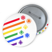 Load image into Gallery viewer, Dice Rainbow - Pin Button