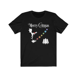 Merry Critmas Dragon Sleigh - DND T-Shirt