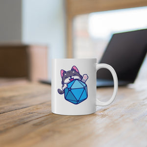 Kitty D20 - Double Sided Mug