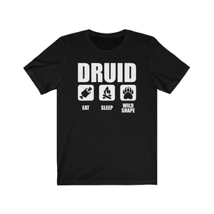 DRUID Eat Sleep Wild Shape - DND T-Shirt
