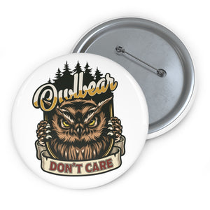 Owlbear Don't Care - Pin Button