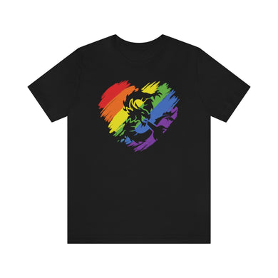 Ancient Dragon Rainbow Heart - DND T-Shirt