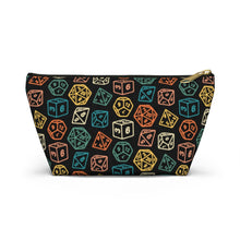 Load image into Gallery viewer, Retro Polyhedral Numbers - Dice Bag