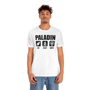 PALADIN Eat Sleep Smite - DND T-Shirt