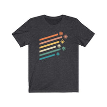 Load image into Gallery viewer, Retro Dice Rainbow - DND T-Shirt