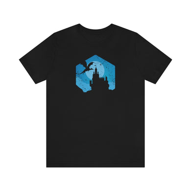 Blue Moon Dragon Castle - DND T-Shirt