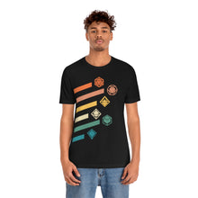Load image into Gallery viewer, Big Flying Dice Retro - DND T-Shirt