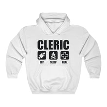 Load image into Gallery viewer, CLERIC Eat Sleep Heal - Hooded Sweatshirt