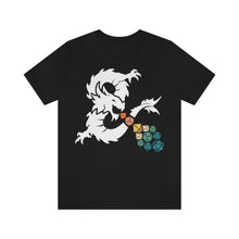 Load image into Gallery viewer, Ancient Dragon Retro Dice - DND T-Shirt