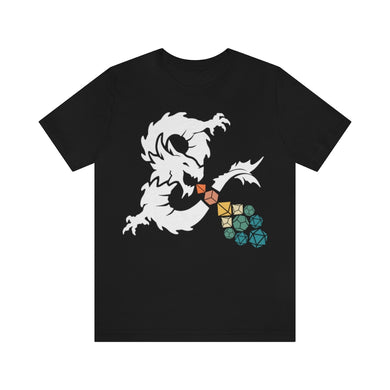Ancient Dragon Retro Dice - DND T-Shirt