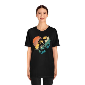 Ancient Dragon Retro Heart - DND T-Shirt