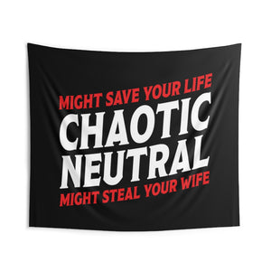 Chaotic Neutral Save Life Steal Wife - Tapestry