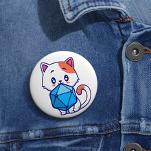 Load image into Gallery viewer, Kitty D20 - Pin Button
