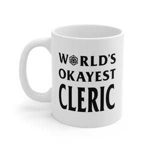 World's Okayest Cleric - Double Sided Mug